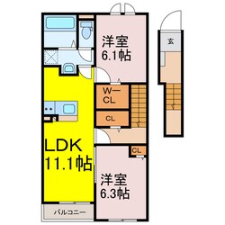 ドマーニ　大利根の物件間取画像